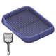 thumbnail image 4 of Inodoro para perros, soporte para almohadilla para orina de cachorro, caja de arena desmontable para mascotas, entrenador de orinal portátil Azul, 4 of 9