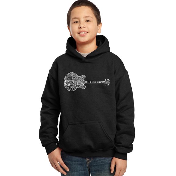 LA Pop Art Boy's Word Art Hooded Sweatshirt - Blues Legends