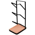 thumbnail image 2 of KALLORY Kitchen Pot Lid Rack Holder 34.00X18.00X14.00CM Black Carbon Steel Plastic Multifunctional Storage Shelf 1Pcs, 2 of 6