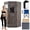 Grey, variant on Gymax 3L Portable Steam Sauna Fast-Heat Pentagon Large-Size Sauna Box Remote Control Black
