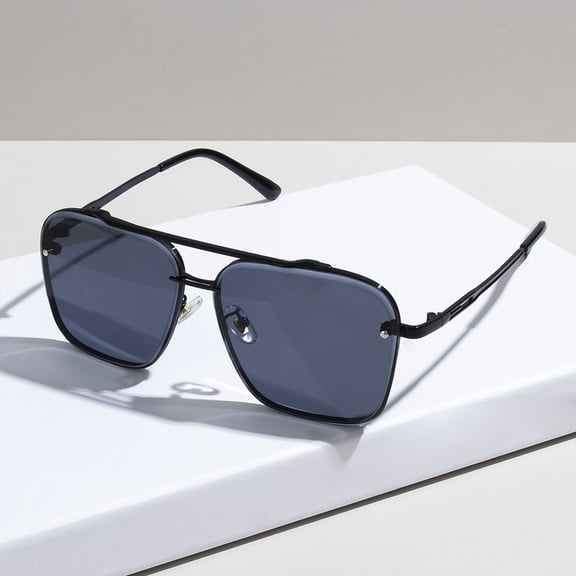 Glasses All-Season for Men and Women— Frame Design Everyday Eyewear Outdoor Fashionable Sun Shades for Any Occasion, Black