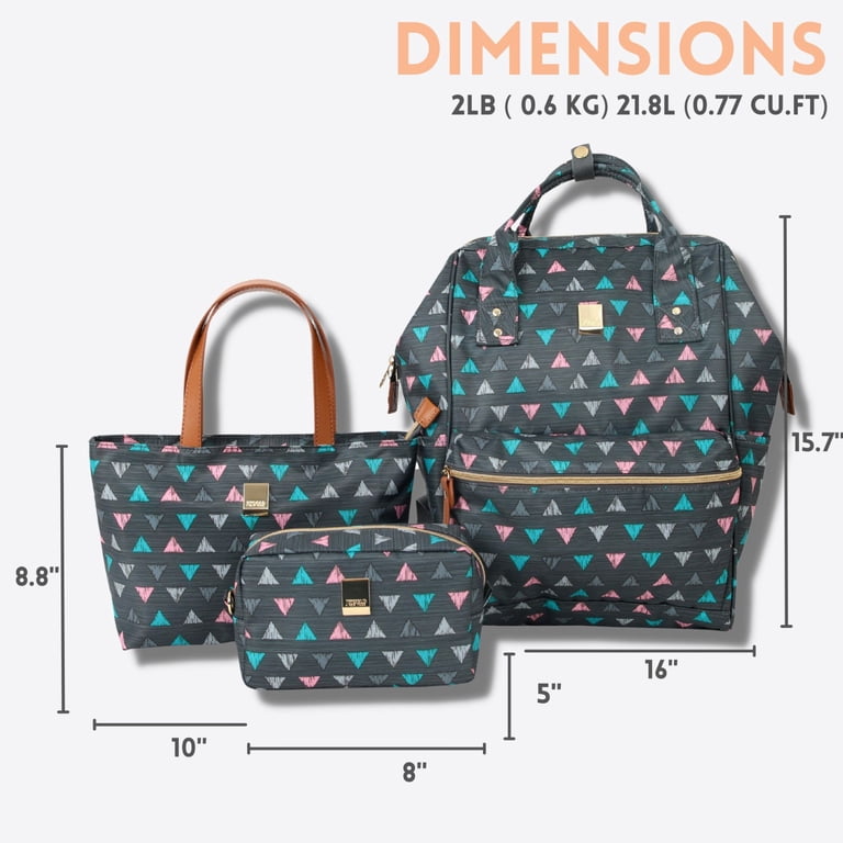 SET of Backpack & Tote Essential Tote Backpack in Navy - Travel Bags – Antler USA main image 4