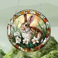thumbnail image 4 of NSESSHome Easter Bunny Hanging Sign Rabbit Pendant for Front Door Decor Bunny Rabbit Door Hanger for Outdoor Outside Porch, Spring Wreath Indoor Wall Hanging Decoration, 4 of 6