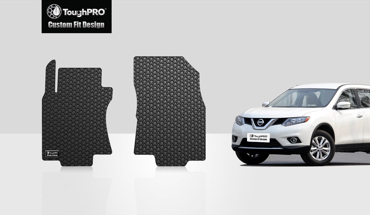 ToughPRO Two Front Mats Compatible with Nissan Rogue All Weather