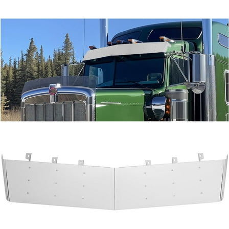 Hecasa 13" Drop Sun Visor for 1984-1998 Kenworth W900/T800/T600/T300