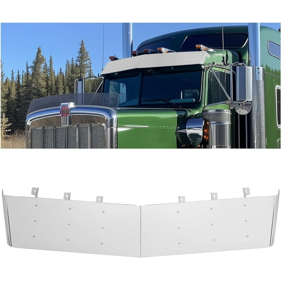 Hecasa 13" Drop Sun Visor for 1984-1998 Kenworth W900/T800/T600/T300