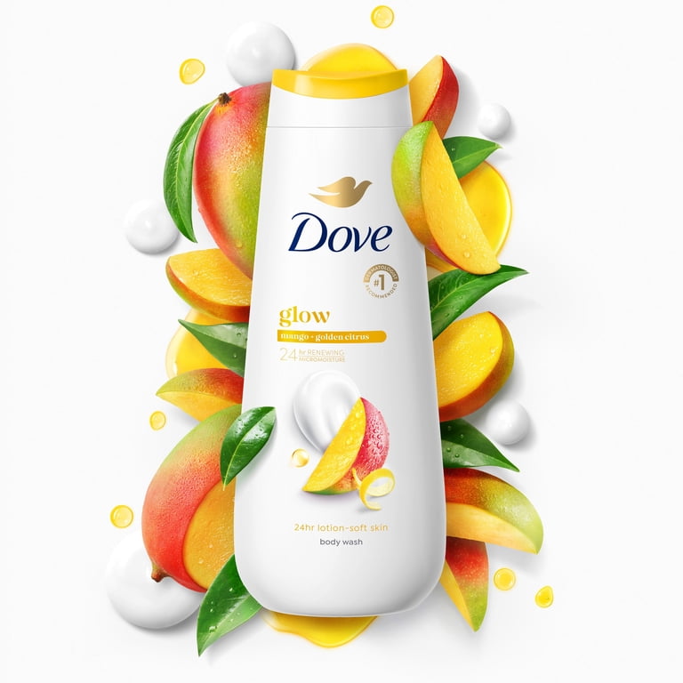 dove glutathione body wash Glowing Mango & Almond Butter which they found off Skin Replenish Serum Body Wash