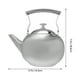 thumbnail image 5 of Tetera de acero inoxidable Café de café Hervidor de agua hervidor de agua con colador, 5 of 6