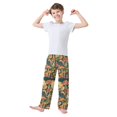 thumbnail image 2 of FORMRS Boys Pajama Pants with Pockets Size 11-12Y Kids Lounge Sleep Bottoms, Floral Mushroom, 2 of 8
