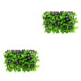 thumbnail image 1 of Ruiboury Silk Transform Outdoor Space With Expandable Artificial Fence Versatile Expanding Trellis Fence purple orchid 2Set, 1 of 6