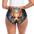 thumbnail image 3 of Womens Underwear Cartoon Pattern Corgi Cuteness No Show Seamless Underwear for Women, Soft Stretch Women's Panties, Hipster Ladies Panties Bikini Underwear Briefs, 3 of 6