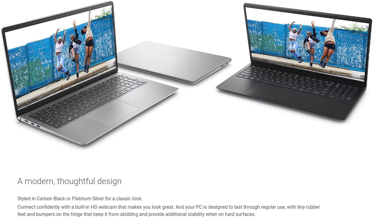 Dell Inspiron 15 Laptop – 15.6″ FHD Touchscreen, Intel Core i7‑1355U, 16GB RAM, 512GB SSD, Lifetime Microsoft Office, HDMI, Wi‑Fi 6, Bluetooth, Windows 11 Pro, Black