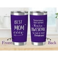 thumbnail image 2 of Gifts For Mom From Daughter Son - Birthday, Christmas, Mothers Day Gifts For Mom, Mother Gifts Laser Engraved Tumbler - Mom Gifts Idea For Mom - First Mom, New Mom Gifts For Women - Mom 20 Oz Tumbler, 2 of 6