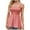 Pink-01, variant on Mittory Women's Summer Ruffle Hem Smocked Tank Tops Sleeveless Strappy Cami Blouse Peplum Top Square Neck Babydoll Shirts