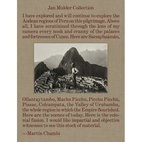 MartÃ­n Chambi: Photography, (Hardcover)