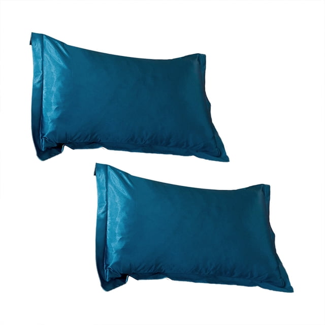 Clearance! Solid Color Faux Silk Pillowcase Silk No Zipper Envelope Pillow Pillow Cover
