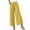 Yellow, variant on Tbopshirt Linen Pants Women Plus Size,Womens Fashion Casual Pants Gifts for Women,Pants for Women Elastic High Waist Linen Pant Pockets Cropped Trouser