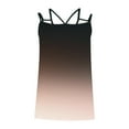 thumbnail image 4 of Women's Sleeveless Tank Cami Tops Casual Blouse Tunic Tees Summer Dressy Crewneck Shirts Gradient Color Crew Neck Blouses(Rose Gold,XXL), 4 of 6