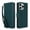 Green, variant on Compatible with iPhone 11 Pro Wallet Case, [6 Card Slots] PU Leather ID Credit Holder Folio Flip [RFID Blocking] Kickstand Double Magnetic Clasp Phone Cover & Wrist Strap,Apricot