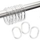thumbnail image 1 of Plastic Shower Curtain Rings - C-Shaped Hooks for Bathroom, 36 Pack Rust-Resistant Bathroom Accessories, 1 of 5