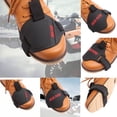 thumbnail image 2 of Naiovety Almohadilla de cambio de marchas de motocicleta, zapatos de cambio de marchas de goma, botas, Protector de desgaste, protectores de Ciclismo negro rojo 42.5*8 cm, 2 of 6