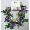 Way To Celebrate Mardi Gras Fleur De Lis Wire Garland