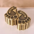 thumbnail image 5 of 1Pair Tooth & Box Baby First Tooth and Keepsakes Box Set Foot Shaped Kids Teeth Container Gift Box, 5 of 9