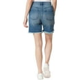 thumbnail image 2 of Jessica Simpson Womens Faded Low-Rise Denim Shorts, 2 of 3