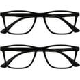 thumbnail image 1 of OPULIZE NYX Reading Glasses with Blue Light Blocking for Women Men, Rectangular Frame with UV & Eyestrain Protection, 1 of 7