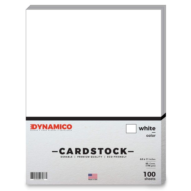 Storen sticker gips White Cardstock Paper – 8 1/2 x 11" Medium weight 65 LB (175 gsm) Cover  Card Stock - for Cards, Invitations, Brochure, Award, and Stationery  Printing - 100 Sheets Per Pack - Walmart.com