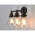 thumbnail image 3 of Maxim 26113CDOI Seafarer 3-Light Bath Vanity Wall Light, Oil Rubbed Bronze, 3 of 5