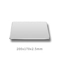 thumbnail image 6 of EXHUMKY 1Set Aluminum Alloy Mouse Pad Silver Rectangular for Home Use Office Work Gaming 11.8x6.7x0.1in, 6 of 8
