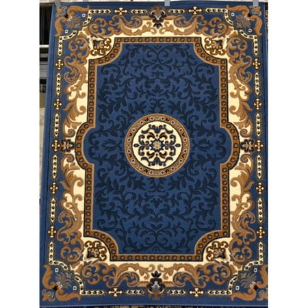 Persian Rugs 2034 Blue Oriental Area Rug 8x10 Persian Rugs 2034 Blue Oriental Area Rug 8x10