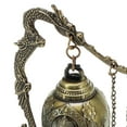 thumbnail image 5 of Dragon Fengshui Bell Good Luck />  Package Bless for Home Desk Decor Buddha head, 5 of 5