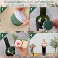 thumbnail image 3 of 24 Pcs Mini Floral Foam Holder Round Floral Foam with Green Arrangement Wire Arrangement Supplies for Table Wedding Wine Bottle Decor$$Art & Craft, 3 of 7