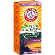 (6 Pack) Arm & Hammer Fresh Scentsations Island Mist Powder Carpet Odor Eliminator, 18 oz