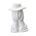 thumbnail image 3 of Jarrón de Resina con Forma de Cara, Maceta para Decoración Del Hogar, Centro de Mesa, Estante de Oficina, 3 of 9