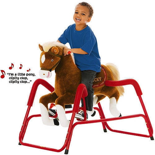 rockin rider lucky the talking spring horse