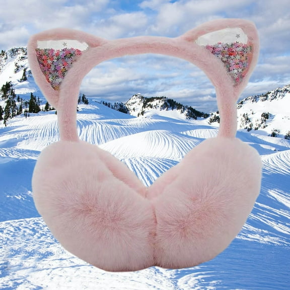 Hauaitttt Winter Foldable Warm Earmuffs for Children Earmuff Headphones Girls Fuzzy Earmuffs for Men Ear Grips Warmers Girl Earmuff Winter Earmuffs Big Ears Women Earmuffs for Winter Toddler Winter