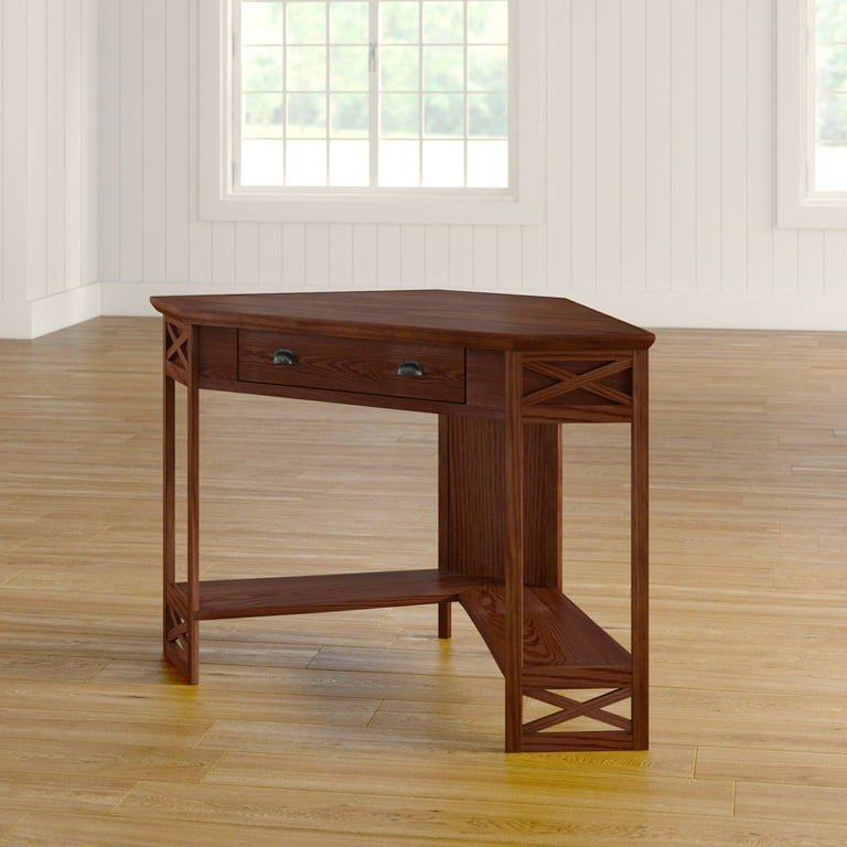 Naperville corner outlet computer desk