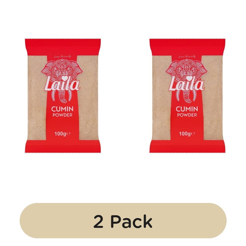 Laila Cumin Powder 100g, British Import (Pack of 2)