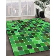 thumbnail image 2 of Ahgly Company Indoor Rectangle Patterned Deep Emerald Green Area Rugs, 5' x 8', 2 of 6