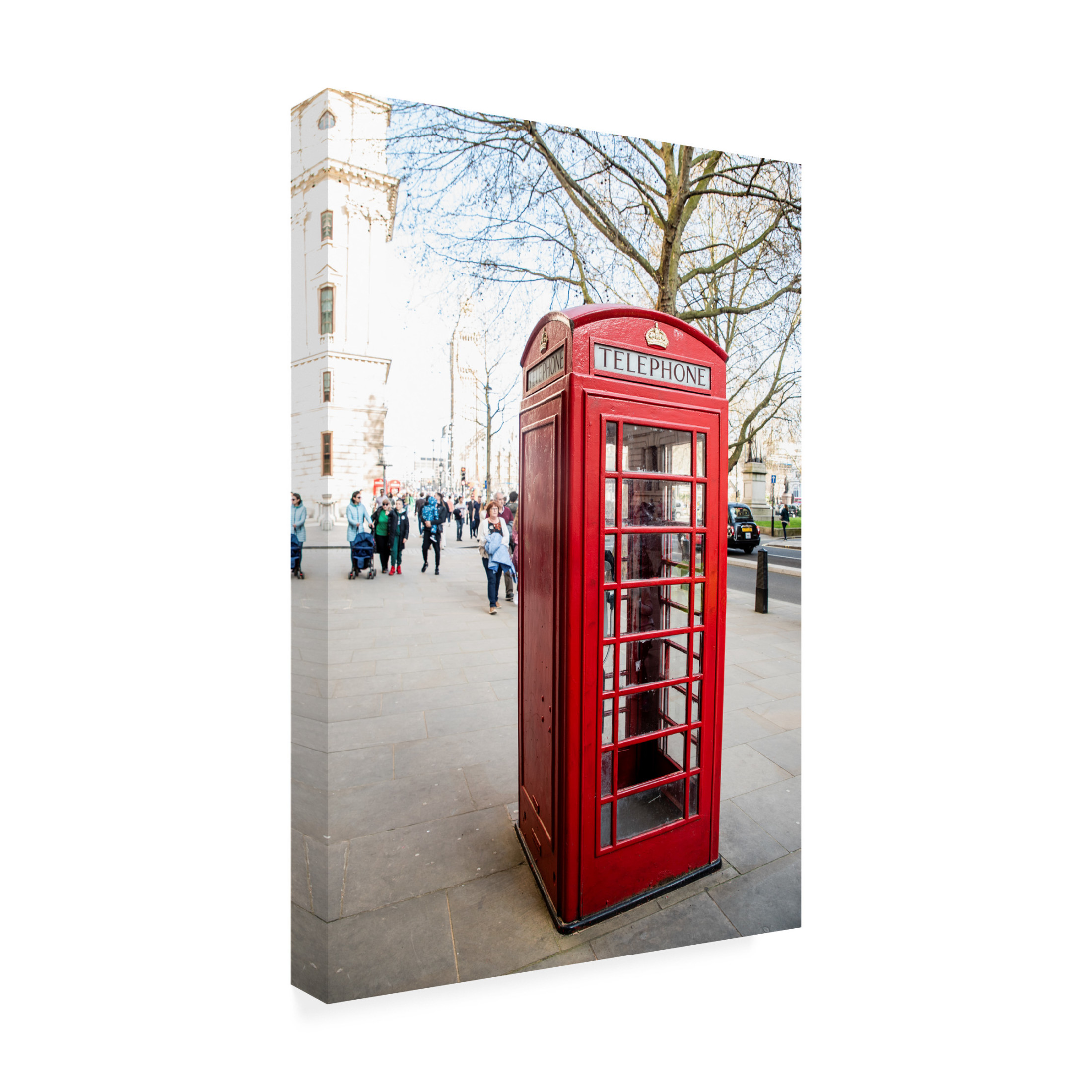 Canvas Wall Art - Allison Burton 'London2022' Wall Art for Living Room, Bedroom, or Office Décor by Trademark Fine Art - 22 x 32 Inches