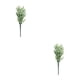 thumbnail image 4 of Wosthever 2 pack/lote flor artificial de larga duración decoración hogar interior exterior blanco, 4 of 6