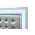 thumbnail image 3 of Passion LED Queen Bed Made with Wood in Milky White, 3 of 3