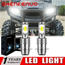 SHENKENUO For FORD NEW HOLLAND 1120 1220 1320 & MORE LED Headlights Bulb 12v,P15D H6M,6000K White,C128