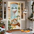 thumbnail image 4 of Antqov Merry Christmas Door Cover 71x35" Festives Front Porch Door Banners Winter Hanging Door Cover Christmas Door Decorations for Indoor Party Home Decor, 4 of 6