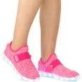 thumbnail image 4 of APTESOL Kids LED Light Up Shoes Unisex Girls Boys Breathable Flashing Sneakers Halloween Xmas School Birthday Party Dance Shoes(Pink,Little Kid 3), 4 of 7