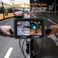 thumbnail image 4 of 1080P Bike Camera 4.3inch Screen Monitor Bicycle Bike Mirror Bike Rear View Camera for Bicycle, Mountain Bike, Road Bike, 4 of 6