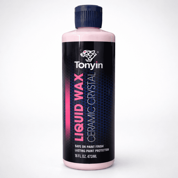 Tonyin Liquid Wax Ceramic Crystal Cera Líquida para Auto 473 ml | Protección Cerámica y Brillo Duradero | Detailing Automotriz